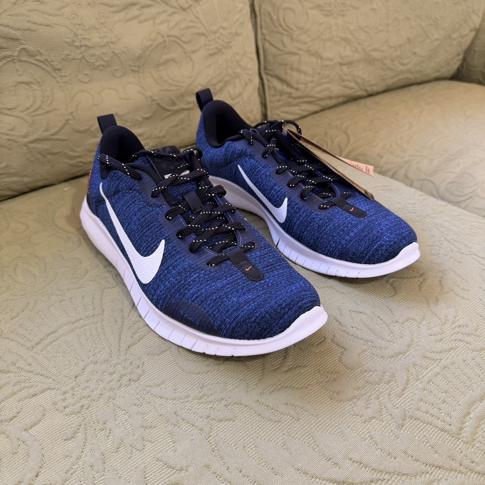 Nike Flex Experience RN 12 Men's Running Shoes Blue White Size 8‎ DV0740 401 NEW